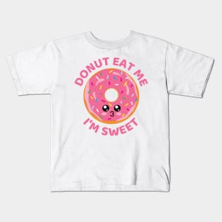 Kawaii Donut eat me I'm Sweet Kids T-Shirt